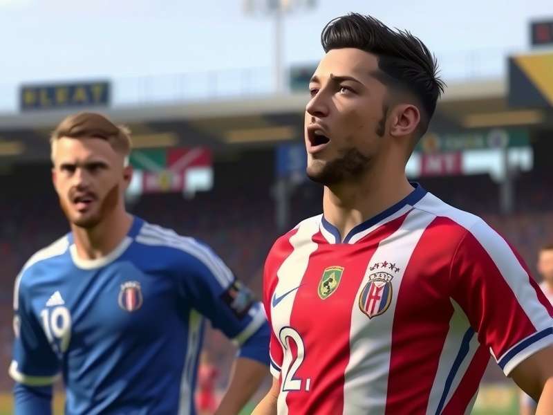 Indian fans cheering during a live football match on a large screen