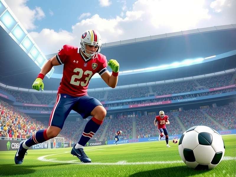 Indian gamers playing online football on multiple devices