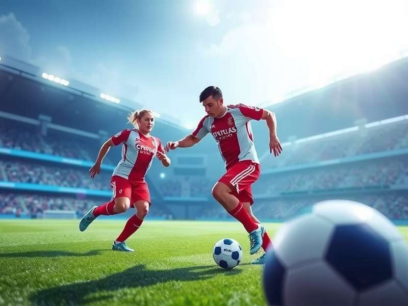 A vibrant collage of popular Poki football games being played on various devices