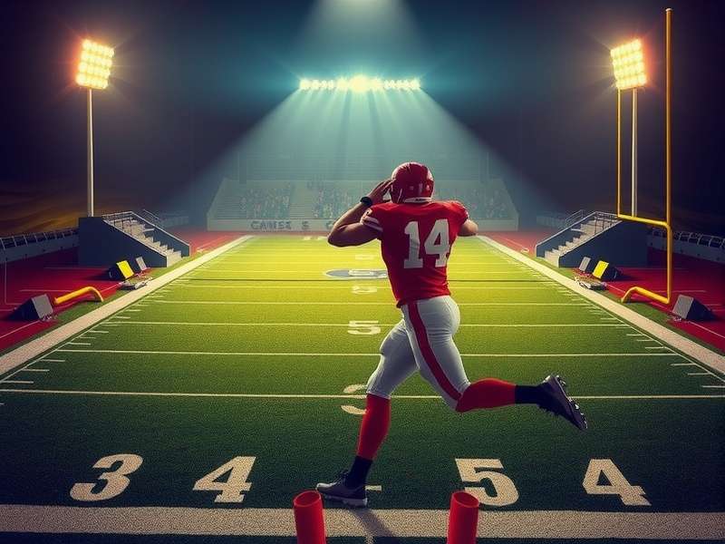 Indian high school football team celebrating a goal during a match