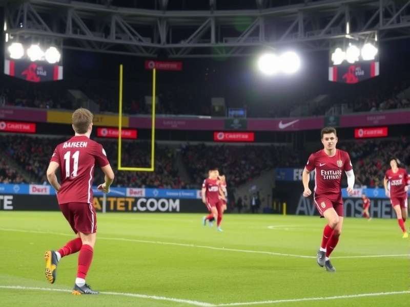 Football stadium packed with cheering fans during a weekend match