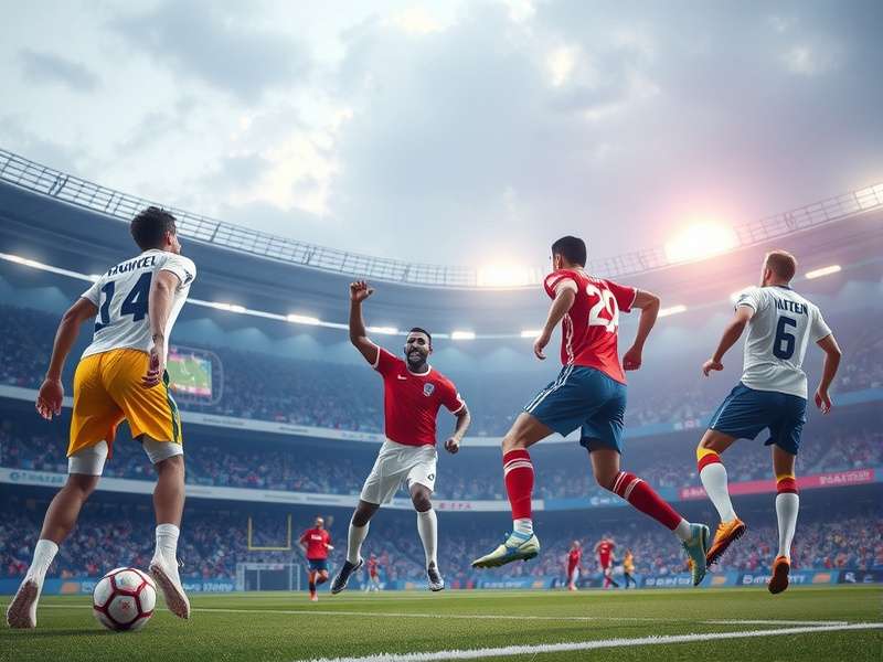 Live football match crowd in an Indian stadium with vibrant atmosphere