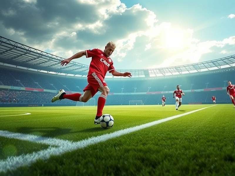 Step-by-step knuckleball free kick tutorial graphics