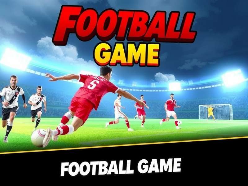 Football Game main gameplay screenshot showing realistic graphics