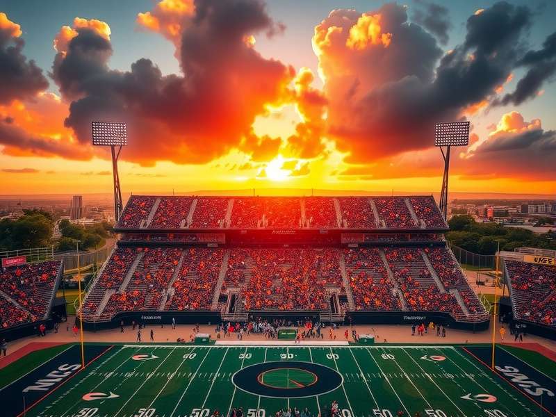 Ndsu Football Team celebrating a touchdown in today's game