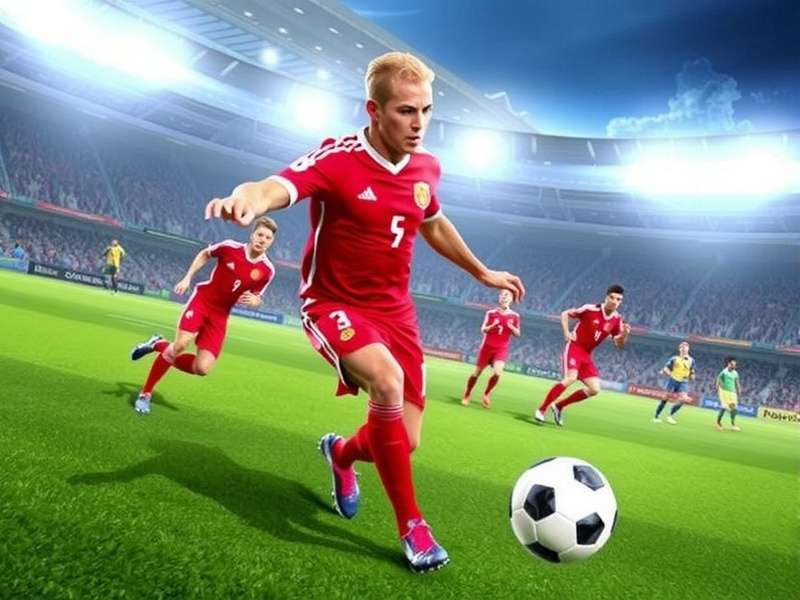 eFootball 2024 gameplay on mobile showing realistic graphics and player actions