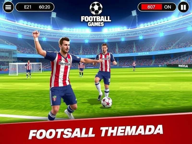 Indian fan watching football on TV while playing on laptop