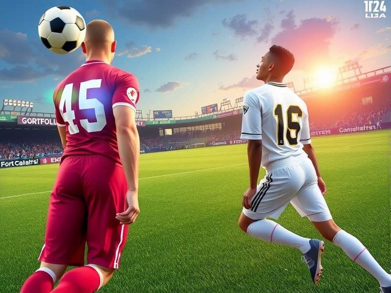 Young football players engaged in a competitive game on a field in Mumbai, India