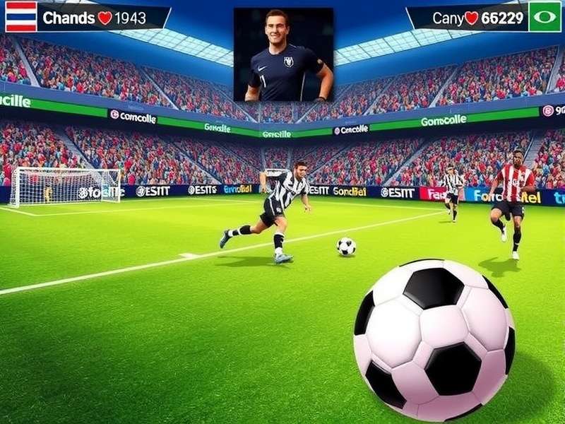 Young people playing football video games in India