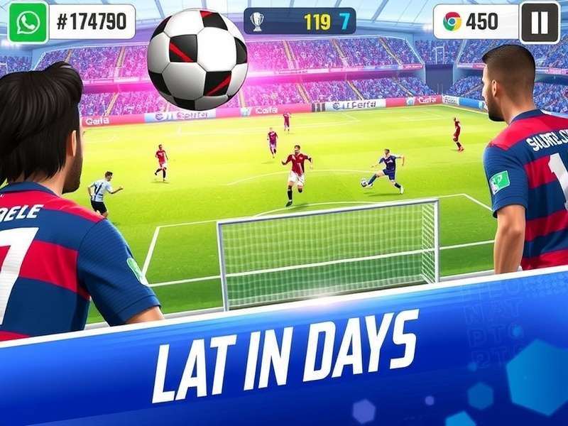 Indian football gamers celebrating a goal during an online gaming session