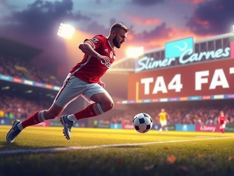 Young football players in India playing a match on a local ground