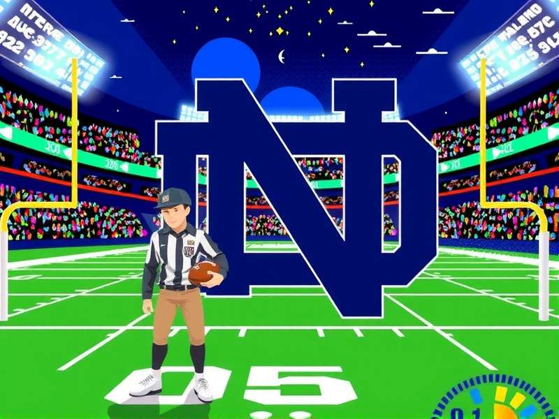 The 'Touchdown Jesus' mural overlooking Notre Dame Stadium