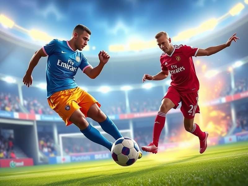 Friends playing online football games together in India