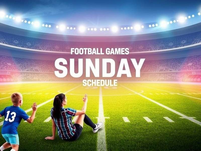 NFL Sunday Football Game Action