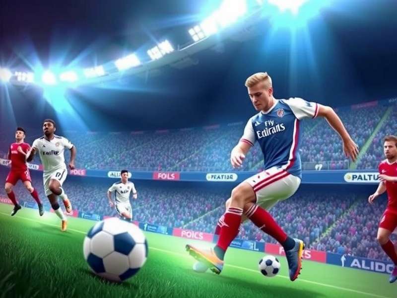 Football Online Gaming Setup with Multiple Screens