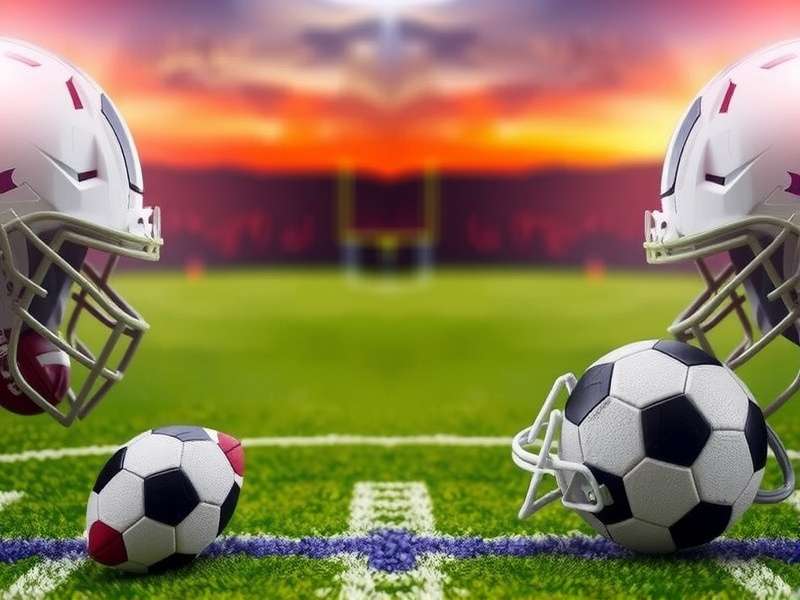 Exciting college football game atmosphere in a packed stadium