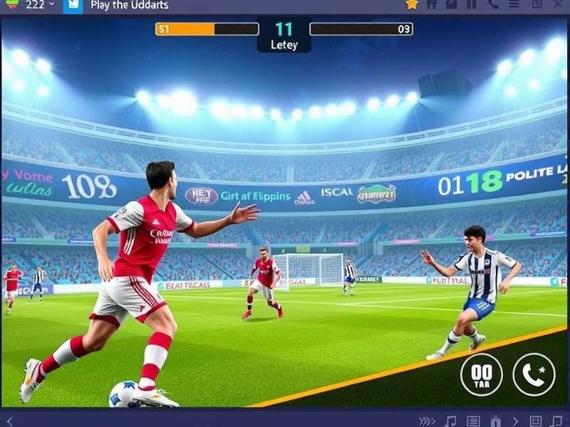 Indian gamers playing online football games on multiple devices