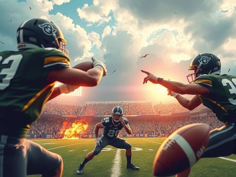 Indian Army football team players in olive green kits competing on a lush green field with tactical intensity