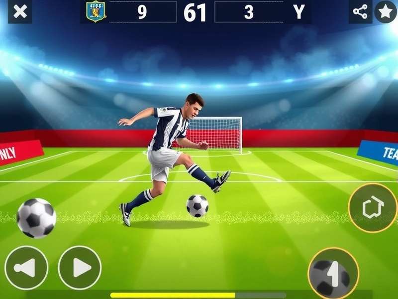 Indian football fan playing football games online free play Poki on mobile