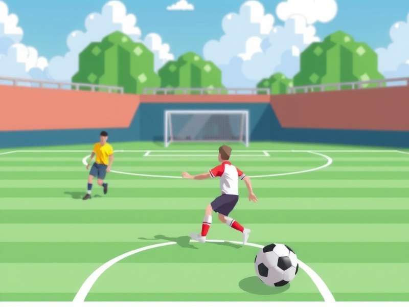 A Football Game – Indian football action on the field with players competing passionately
