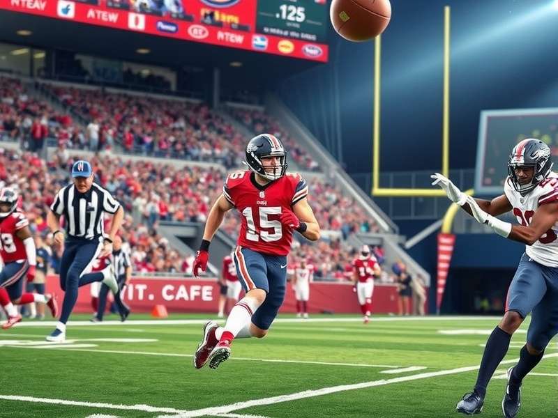 Indian fans watching NFL live football games today on multiple screens with team jerseys and snacks