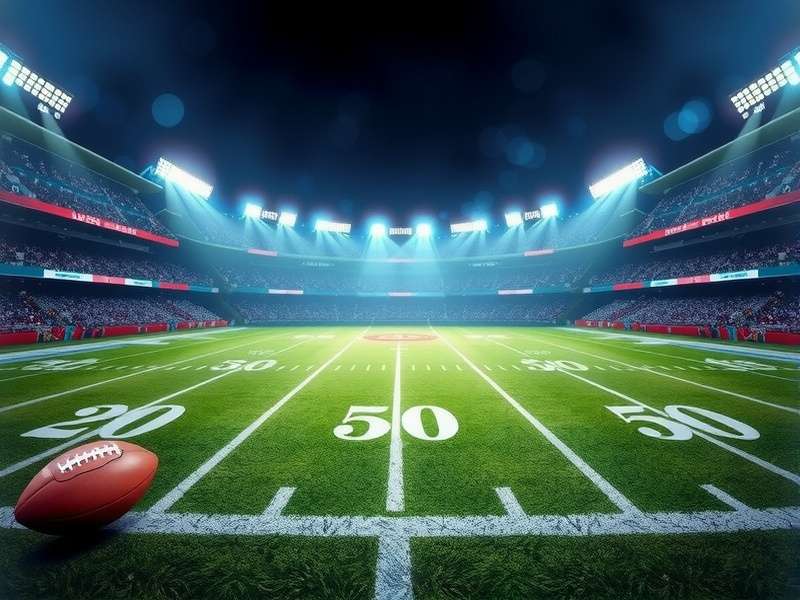 NFL Football Game Tonight — two teams battling under stadium lights with fans cheering in the background