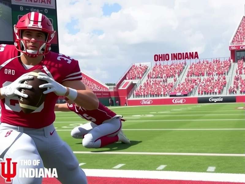 Ohio Indiana Football Game – Buckeyes vs Hoosiers clash at Ohio Stadium under floodlights