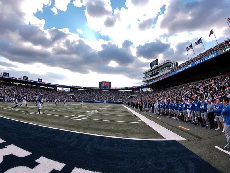 Duke Virginia Football Game – action shot from the stadium