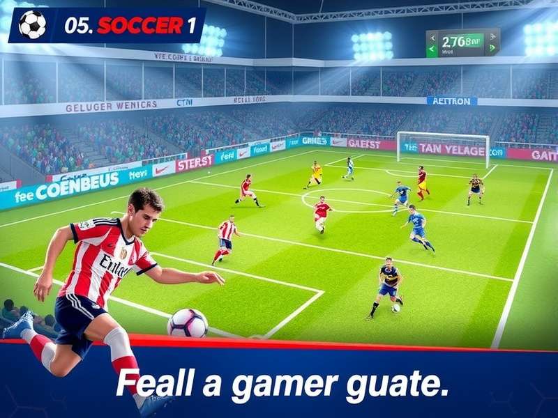 Indian football gamers playing soccer games on console and mobile